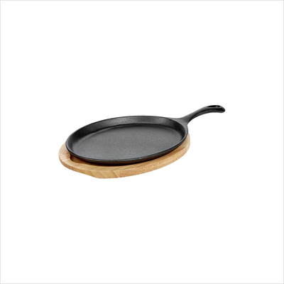 ../frankl24shop/Servierpfanne mit Holzunterteller 24,5 x 18cm oval_seite